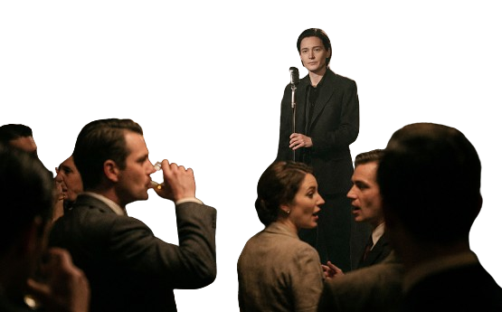 Performer spricht noch kein Wort – Uhr hält an
– Publikum eingefroren  Publikumsansprache 