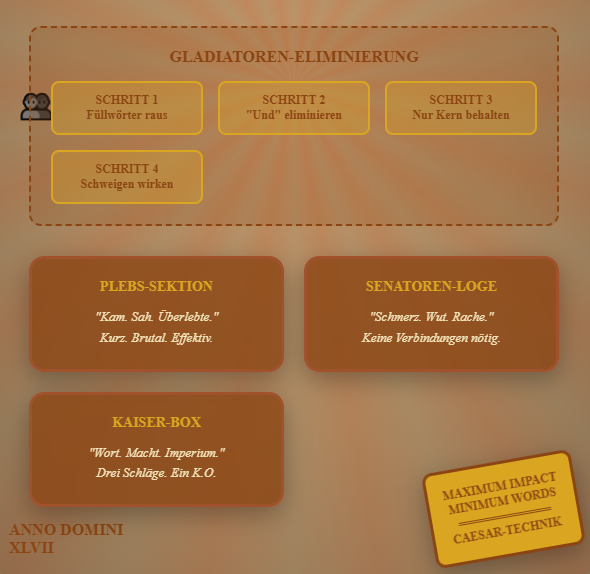 Gladiatoren Rhetorische Stilmittel