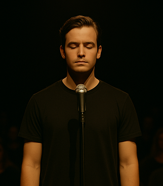 Augen zu Performance Poetry