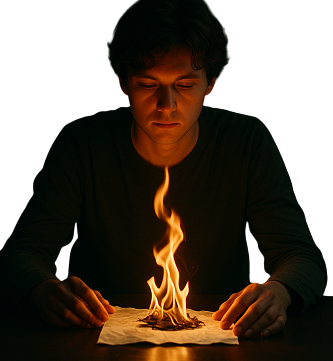 Feuer Text Komfortzone verlassen
