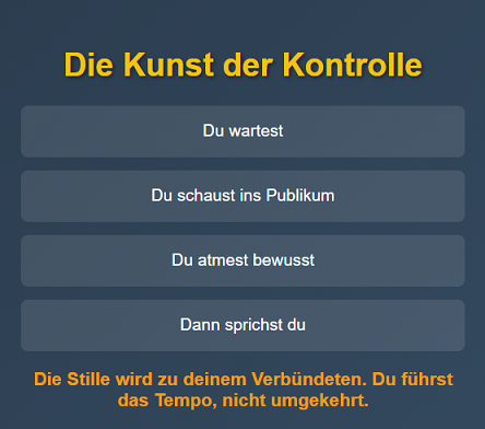 Kunst der Kontrolle achtsam morden