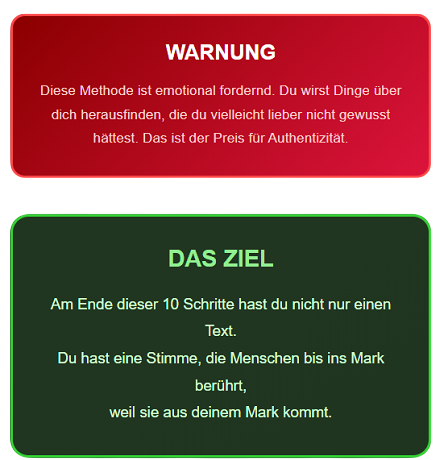 Warum Fragen Warnung