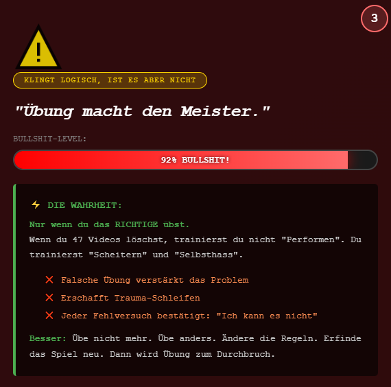 Angst vor Kamera überwinden Bullshit3