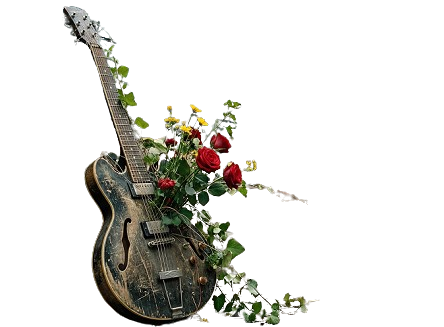 Gitarre Blume Selbstwert