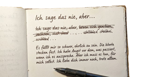 Ich sage das nie Sich ausdrücken lernen