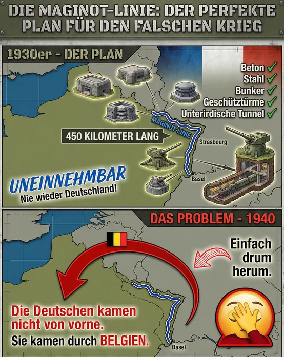 Historische Fehlschläge Maginot