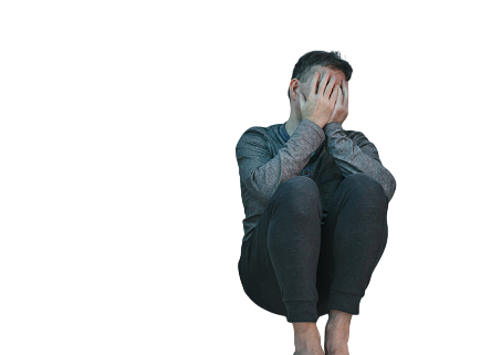 Mann auf dem Boden Lyrik schreiben