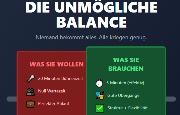 Poetry Slam Moderator Balance