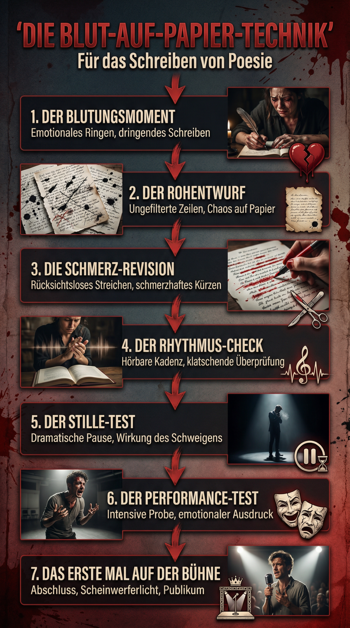 Infographic Lyrik schreiben