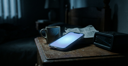 Handy leuchtet Kreativ sein