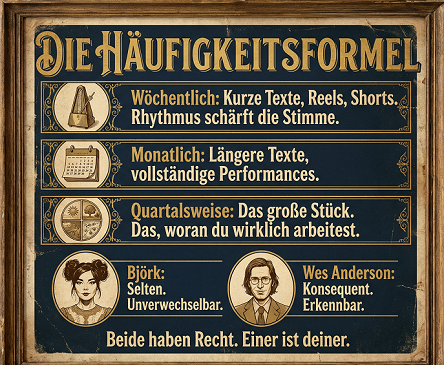 Häufigkeitsformel Slam auf Social Media