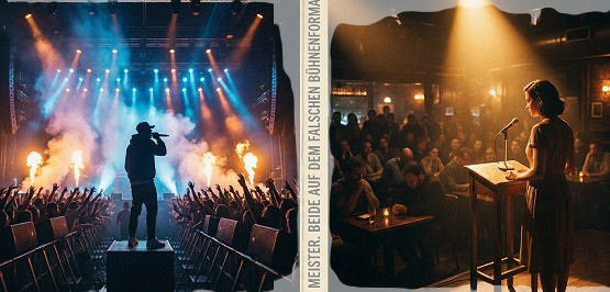 Unterschied Rap ist kein Poetry Slam