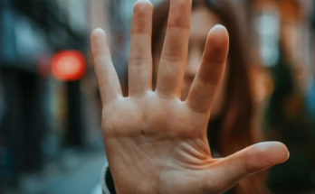 Hand zeigen Olympia nein