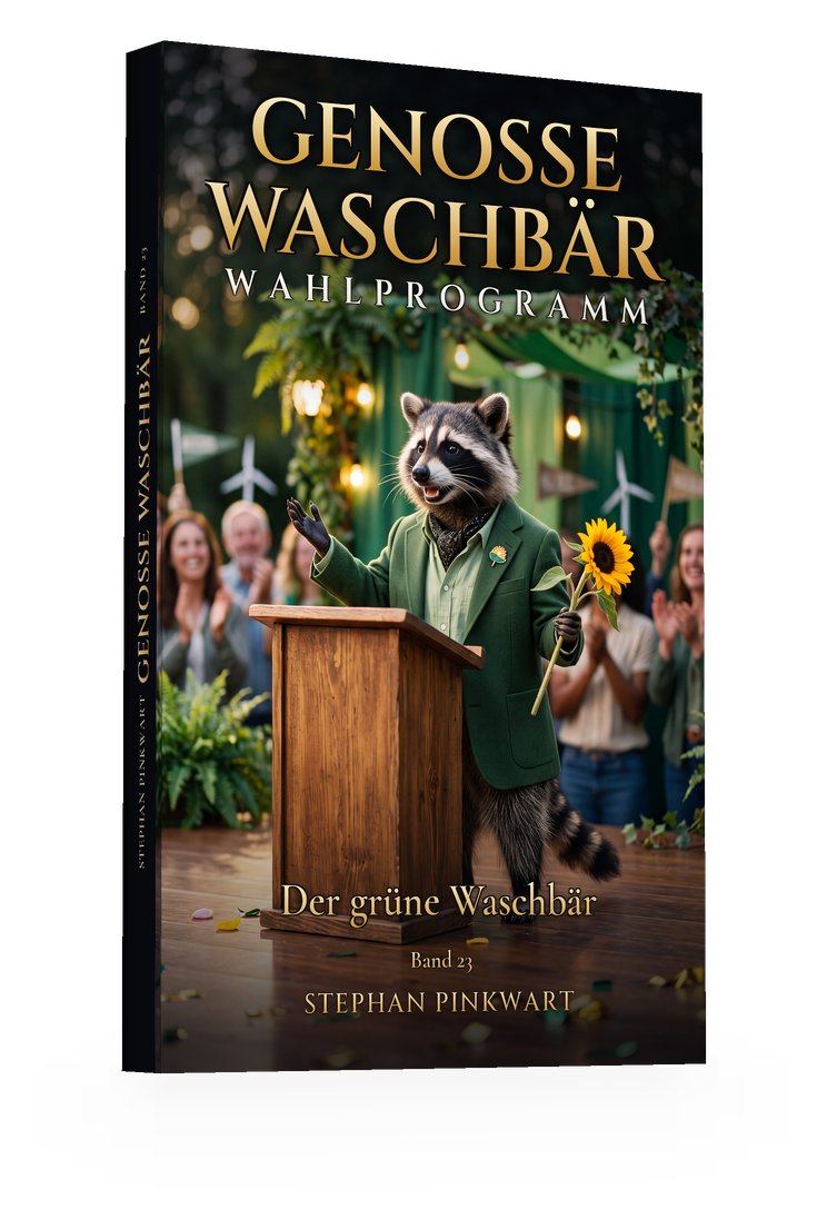 Genosse Waschbär Band 23 – Der grüne Waschbär (Wahlprogramm)