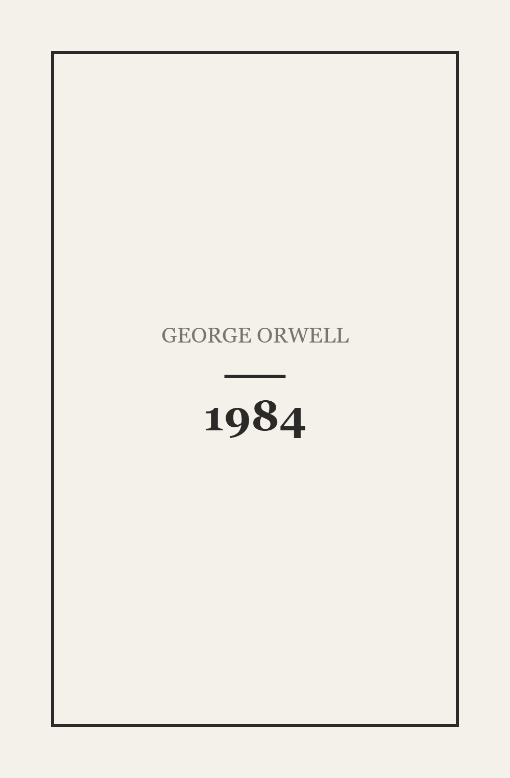1984 Buch Politische Texte