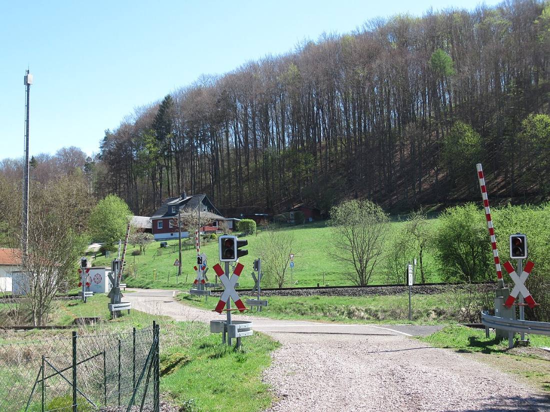 Doppelter Bahnübergang Gräfenroda