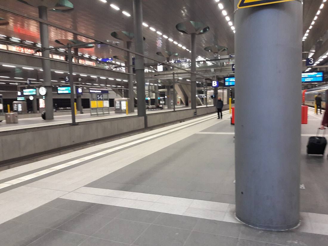 Berlin Hauptbahnhof am 23.1.2018 07