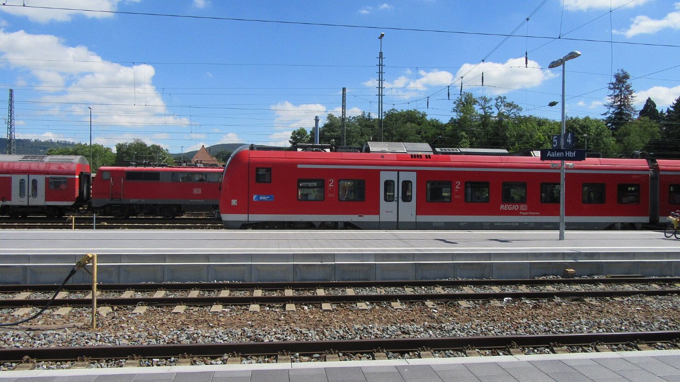 440 und 111 in Aalen