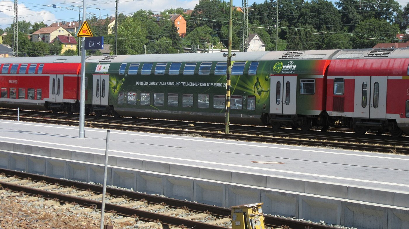 U 19 EM Doppelstockwagen in Aalen