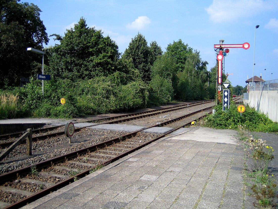 Bahnhof Ahaus Gleisübergang