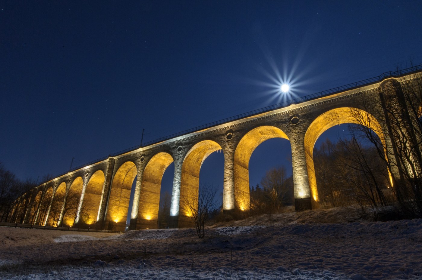Die Bögen des Altenbekener Viadukts