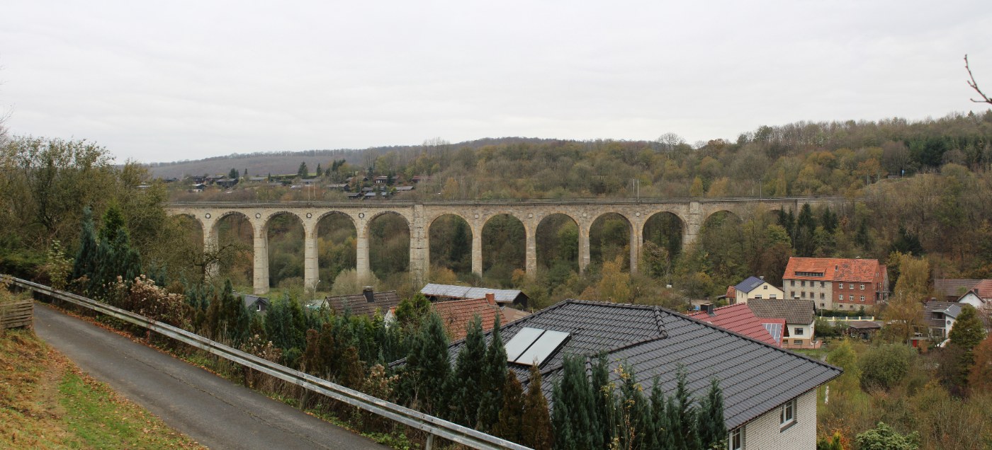 Der Altenbekener Viadukt in voller Länge