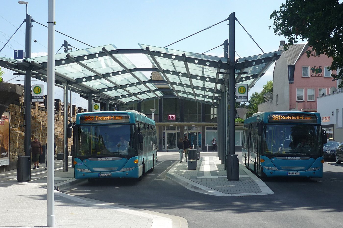Bahnhofsvorplatz Andernach