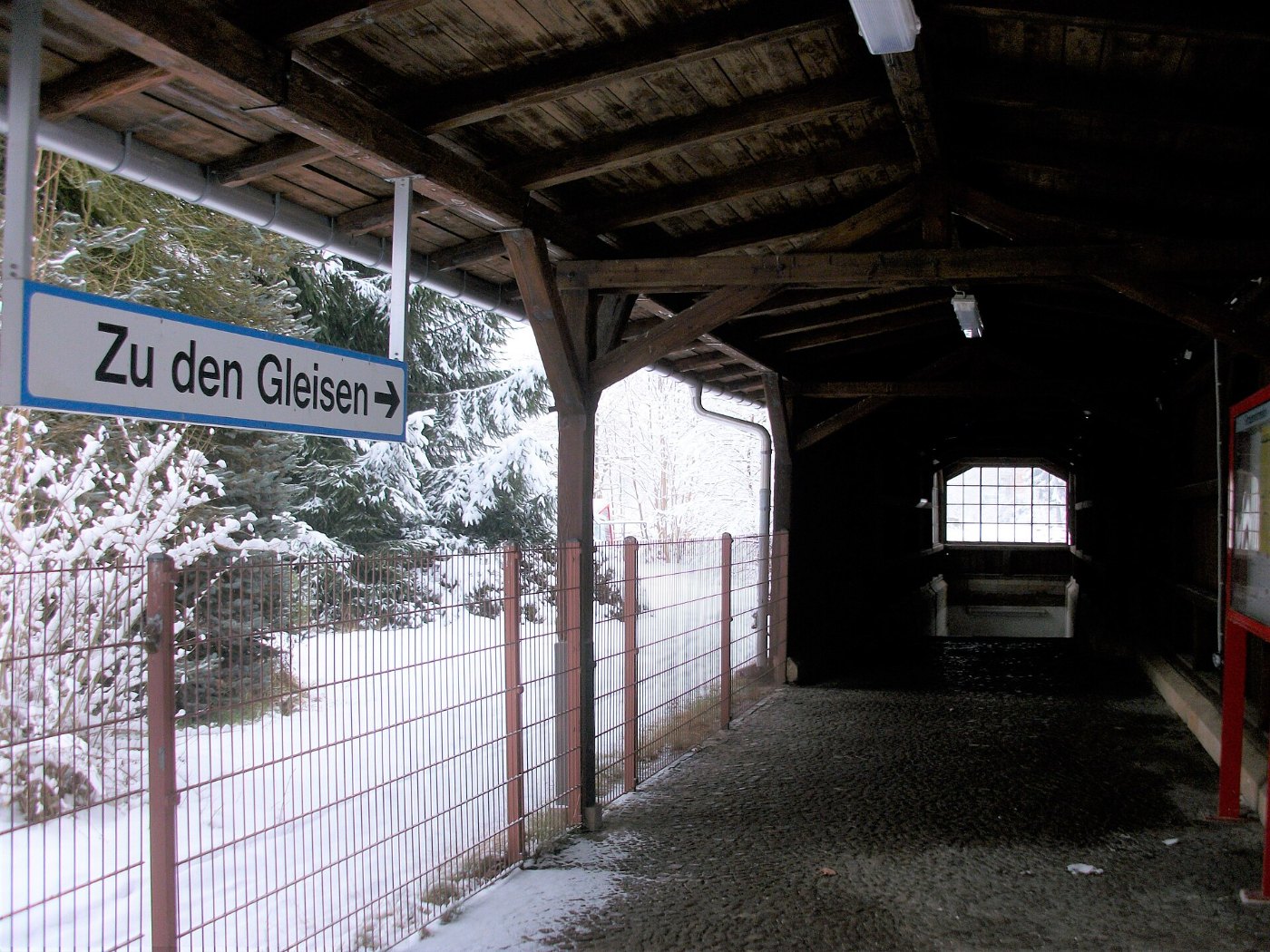 Bahnhof Annaberg Buchholz Süd Personentunnel (3)