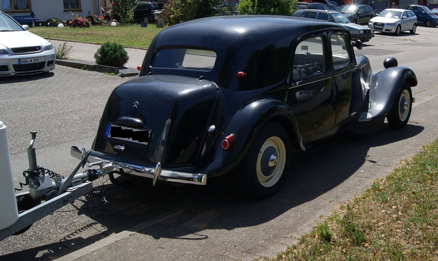 Annweiler am Trifels Citroen C11 with trailer 21ASD