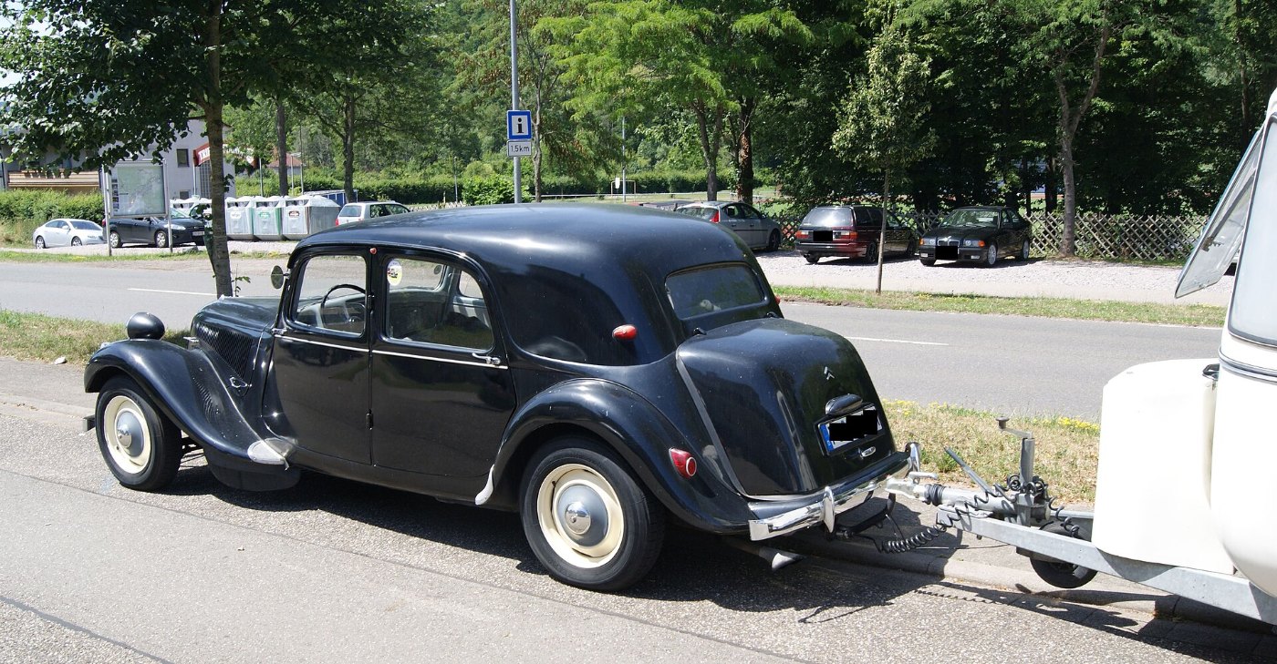 Annweiler am Trifels Citroen C11 with trailer 11ASD
