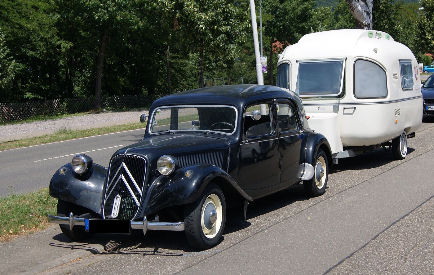 Annweiler am Trifels Citroen C11 with trailer 01ASD