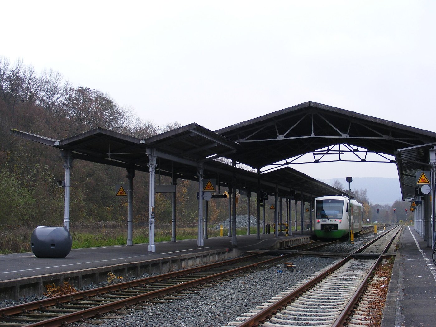 Bad Kissingen Bahnhof Bahnsteige