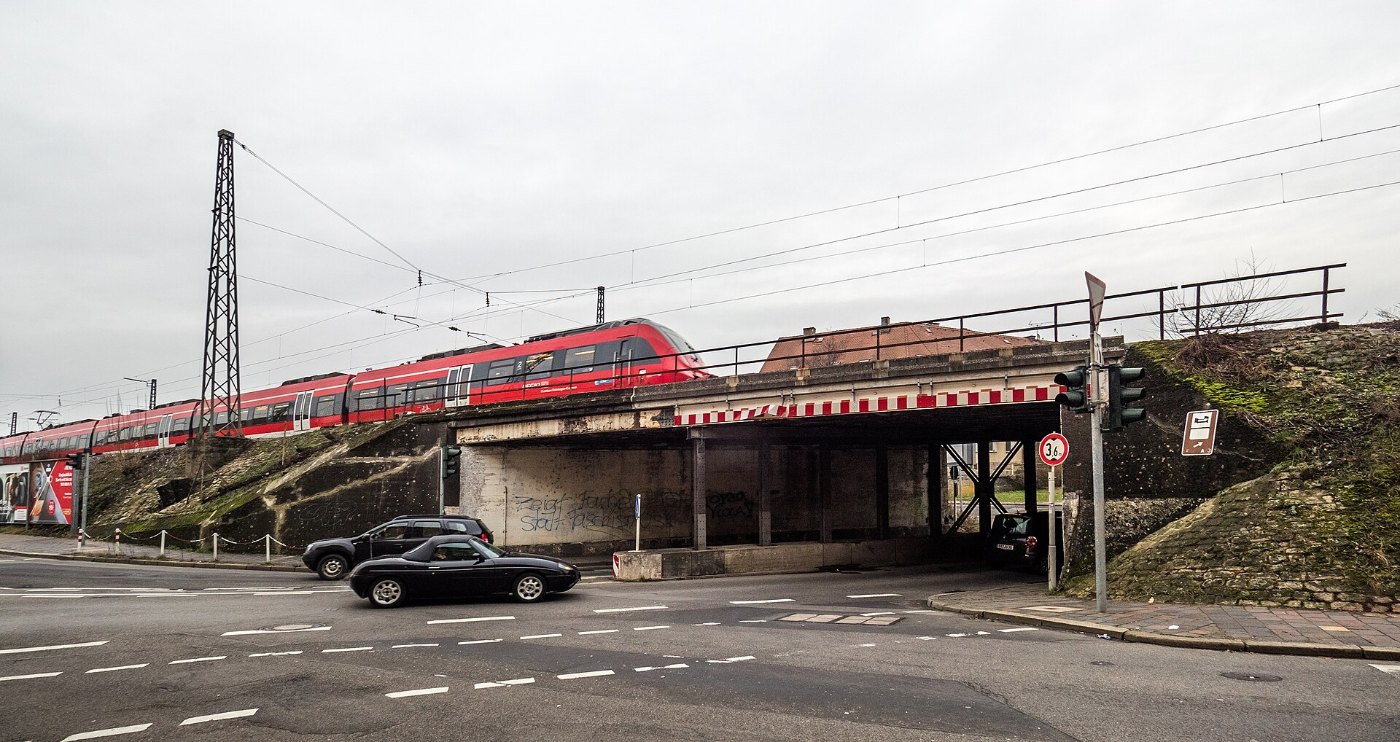 Bamberg Bahnunterführung Geisfelder Strasse P