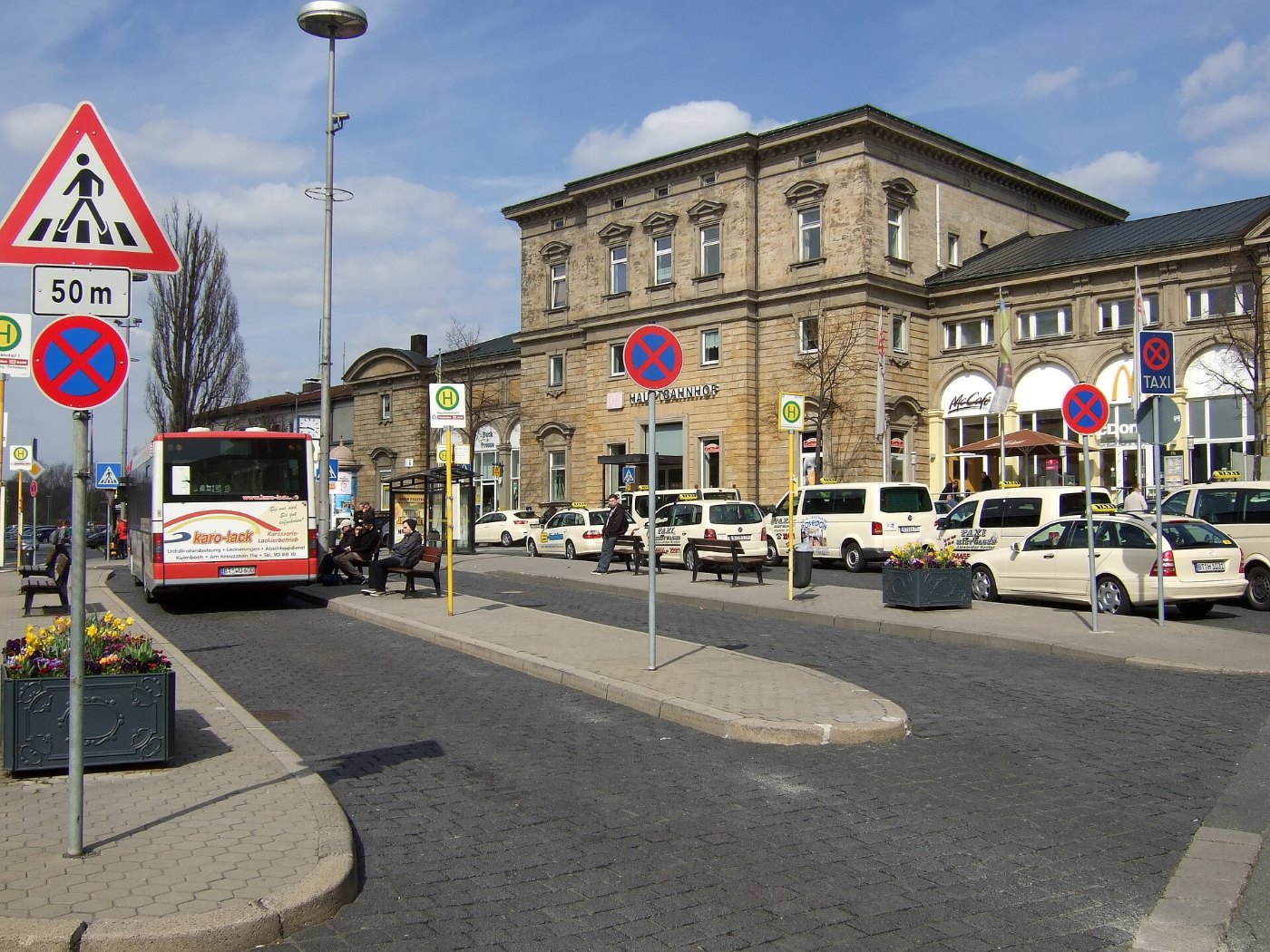 Bushaltestelle Hauptbahnhof Bayreuth
