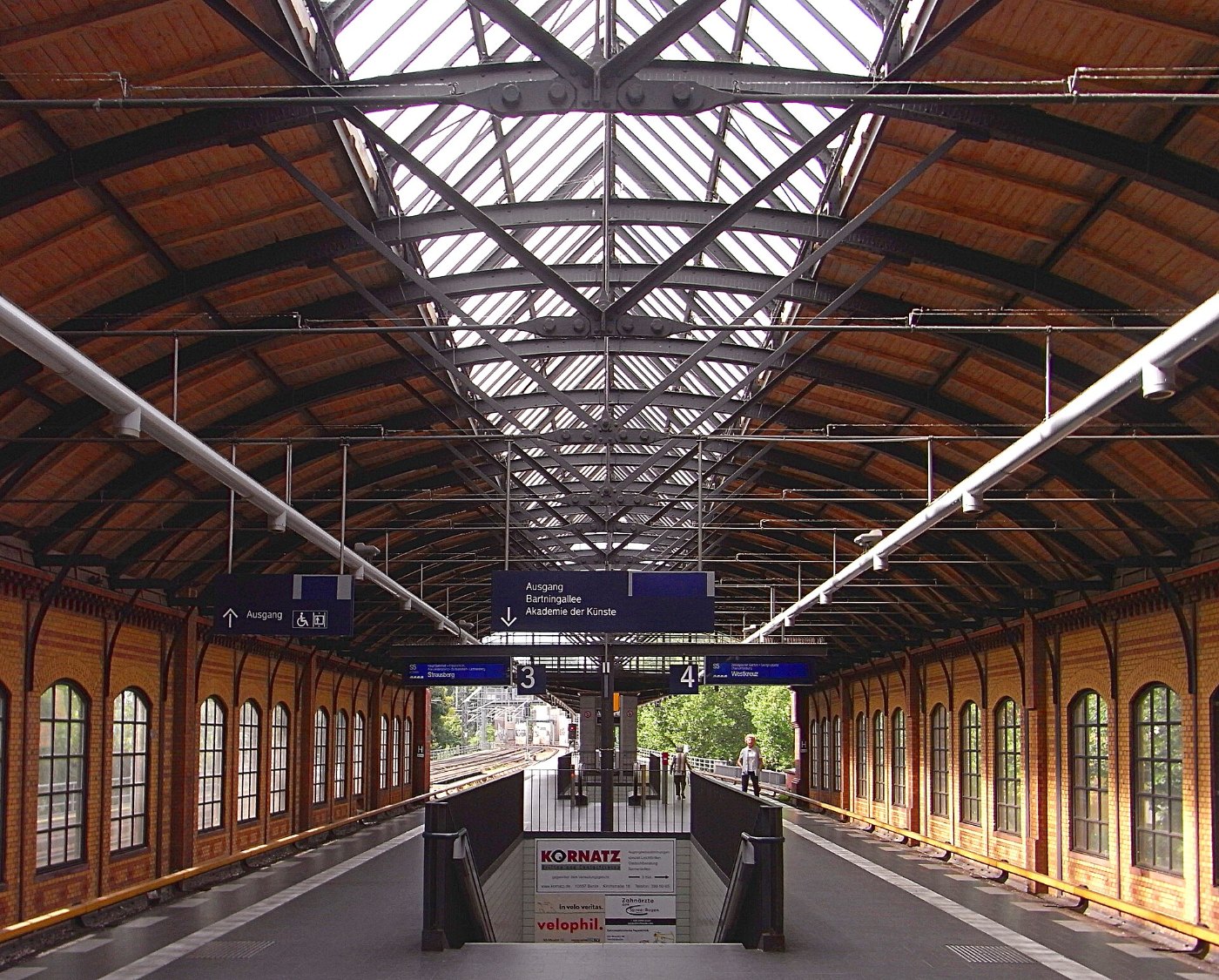 S Bahnhof Berlin Bellevue, platform