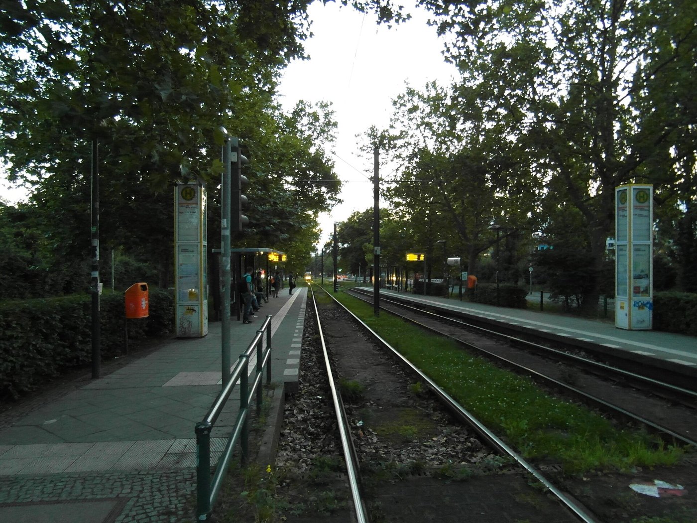 Berlin S Bahnhof Bornholmer Straße Haltestelle der Straßenbahn ()