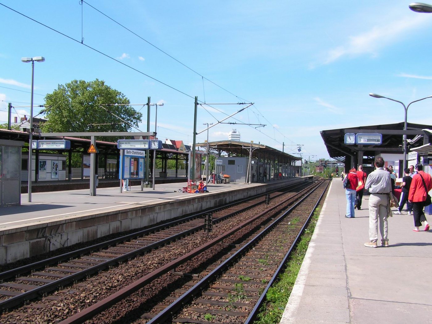 Train station Berlin Charlottenburg Platform