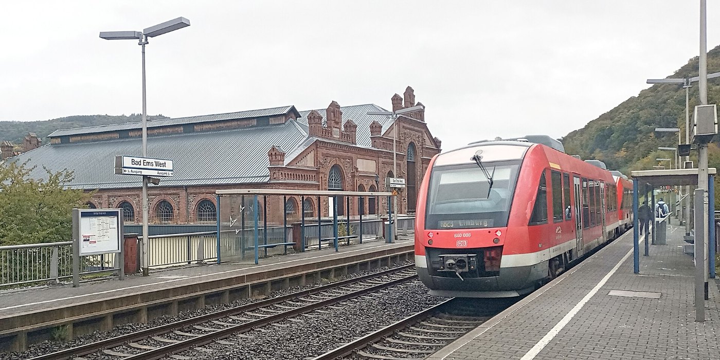 Bahnhof Bad Ems West m 640, 1
