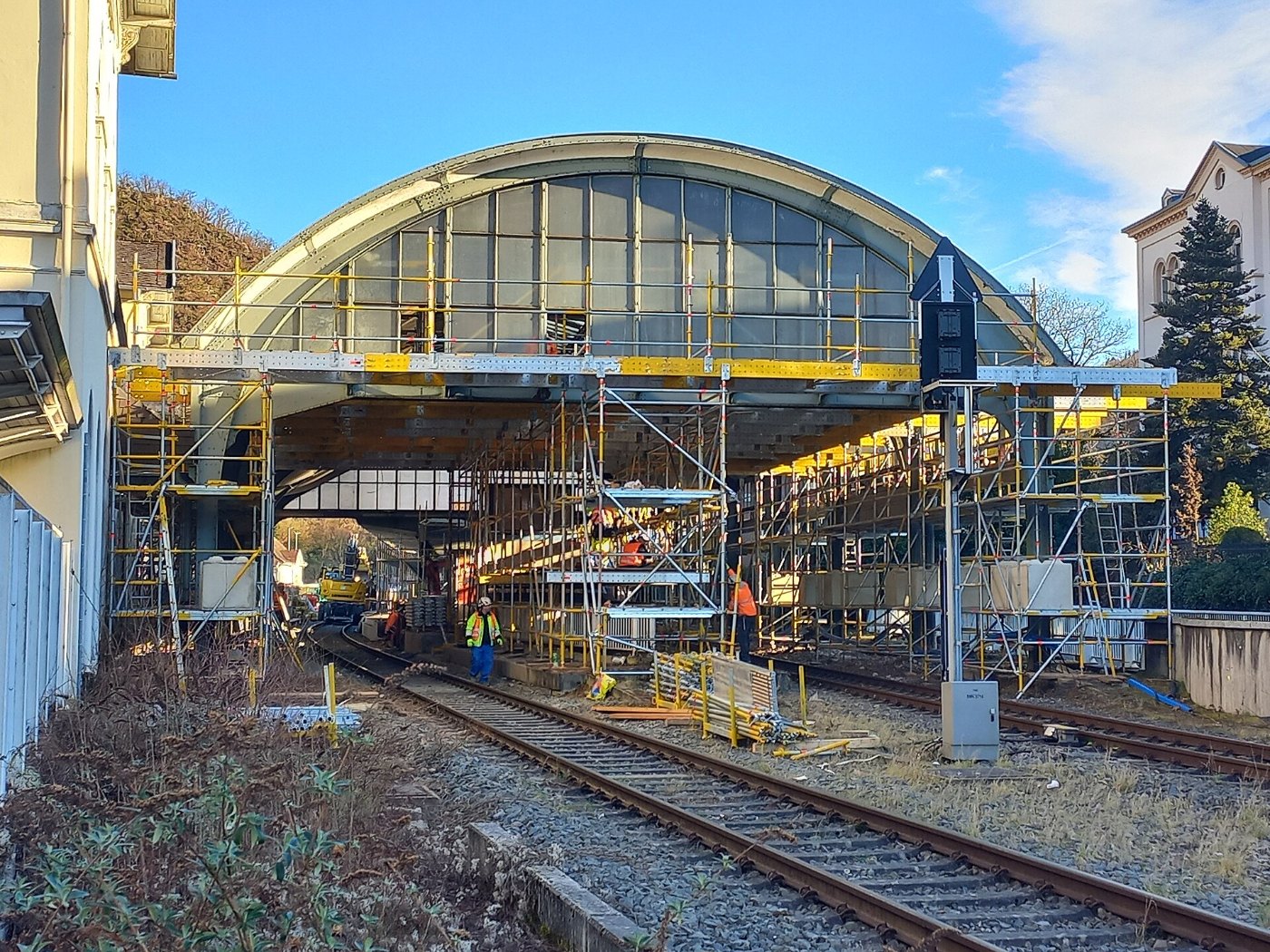 Bahnhof Bad Ems unter Renovierung2