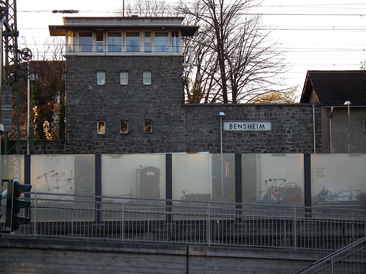 Bahnstation Bensheim 2011
