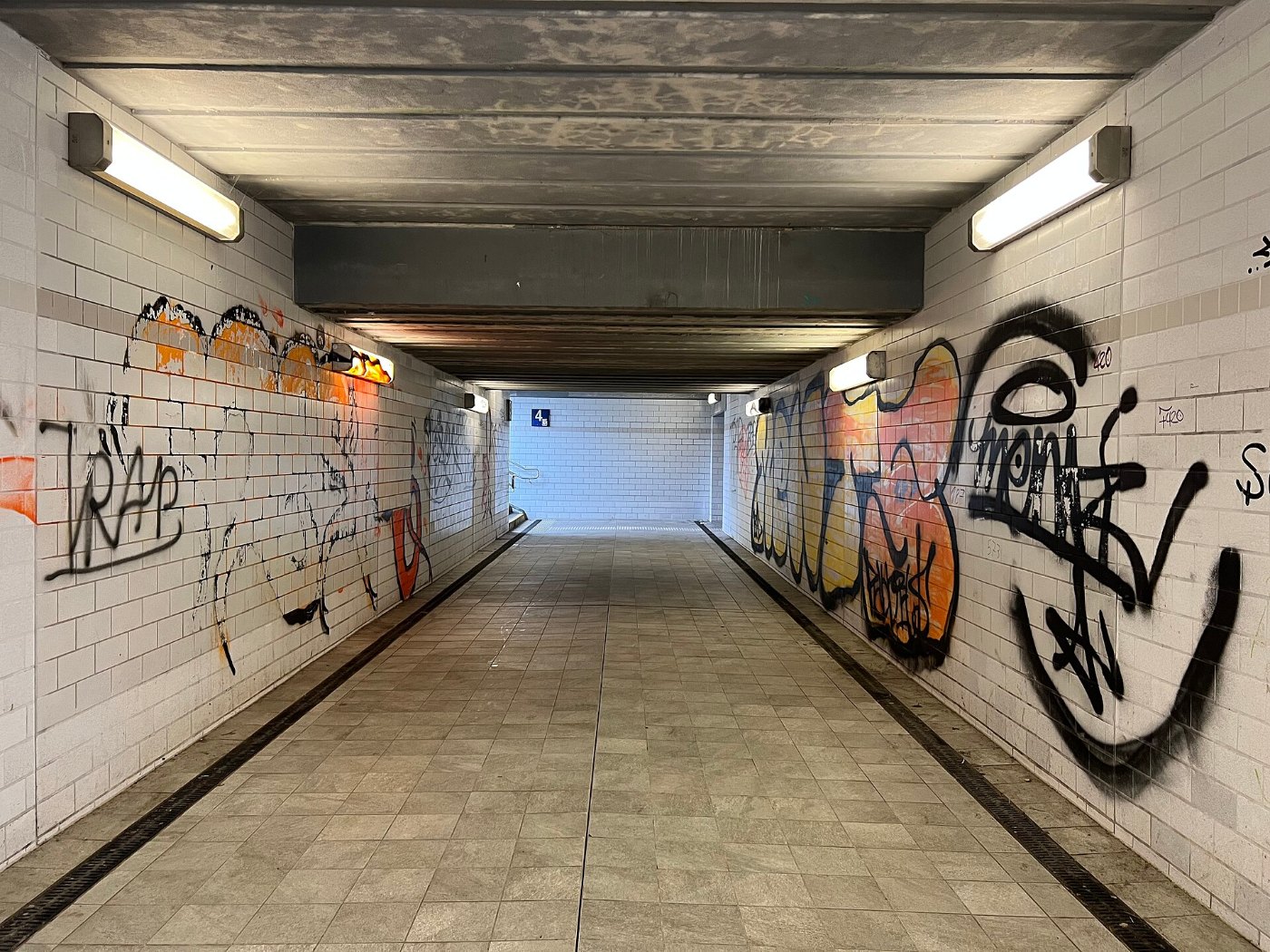 Bahnhof Bergen auf Rügen Fußgängertunnel