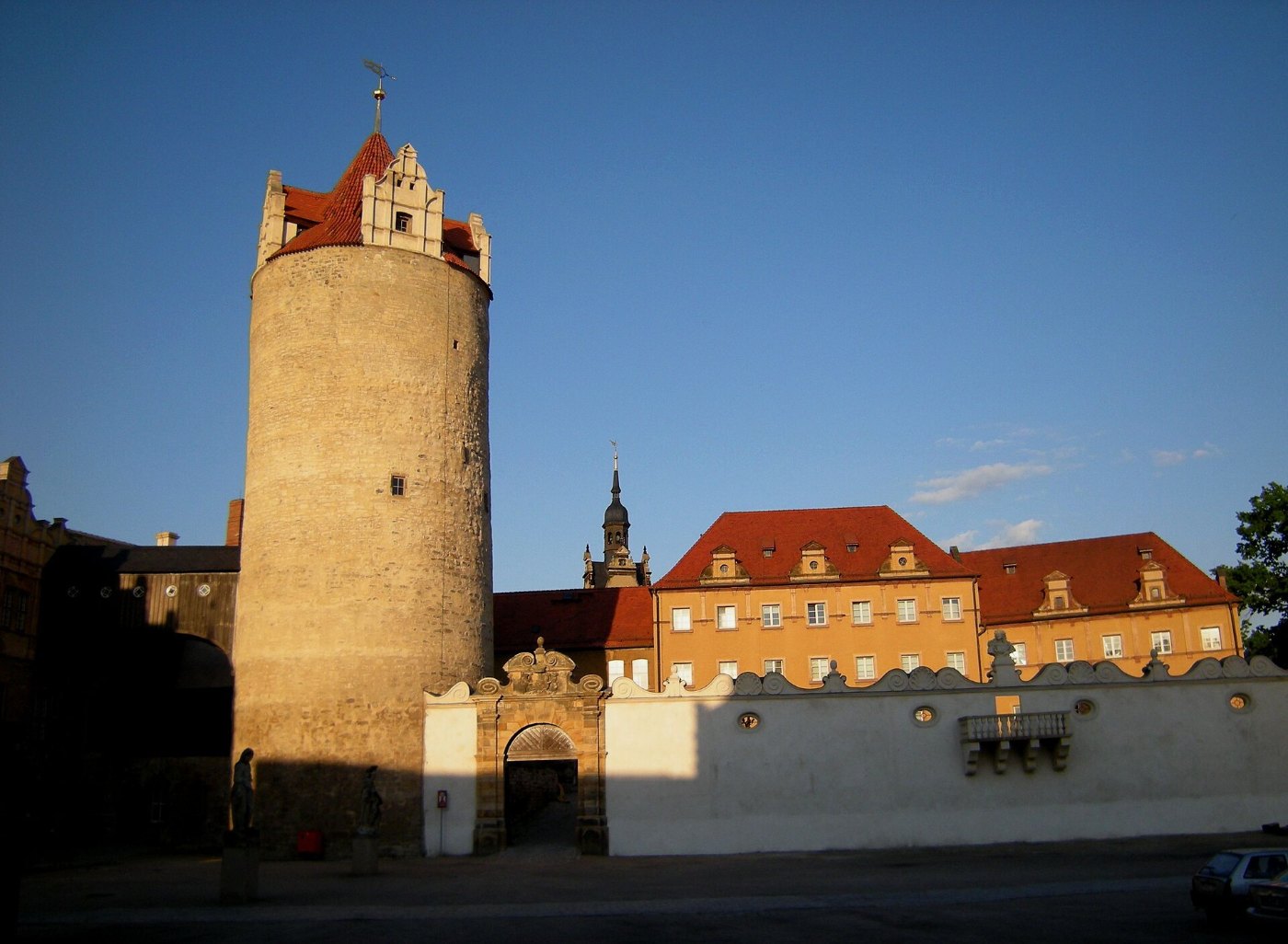 Bernburg Schloß über der Saale