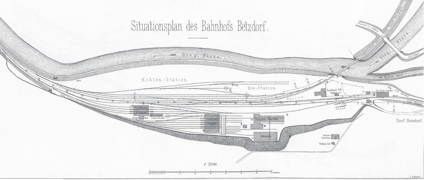 Jakob Scheiner Betzdorf Bahnhof 1862 f