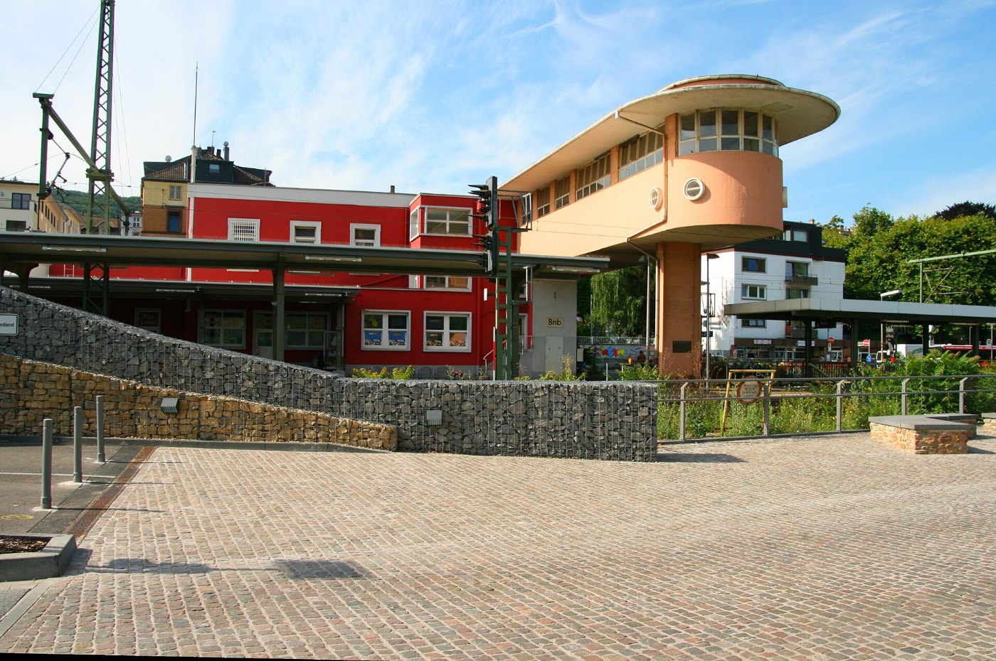 Bahnhof Bingen Stadt Stadtbahnhof Reiterstellwerk 2012