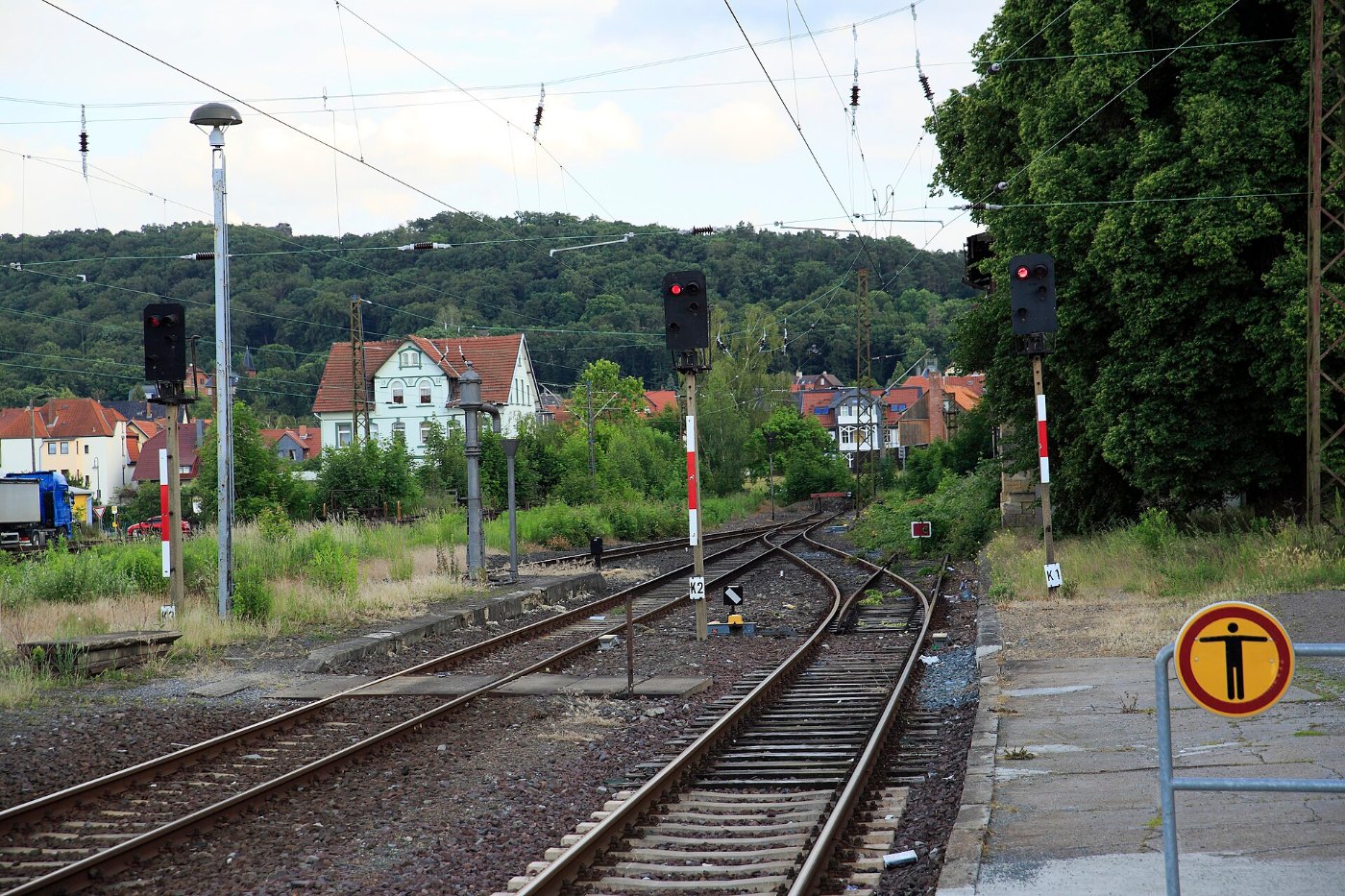 J01 630 Bf Blankenburg (Harz), Streckenende