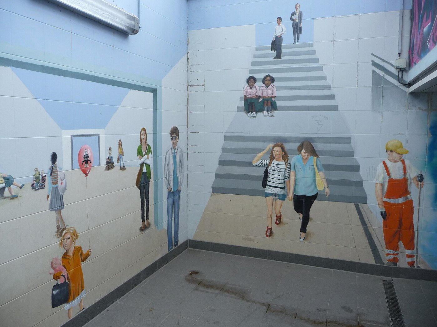 Graffito Bahnhof Bad Nauheim 11