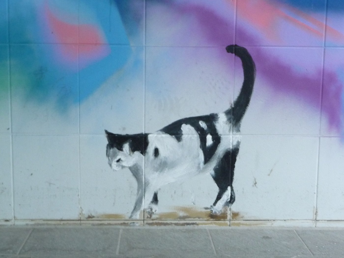 Graffito Bahnhof Bad Nauheim 12
