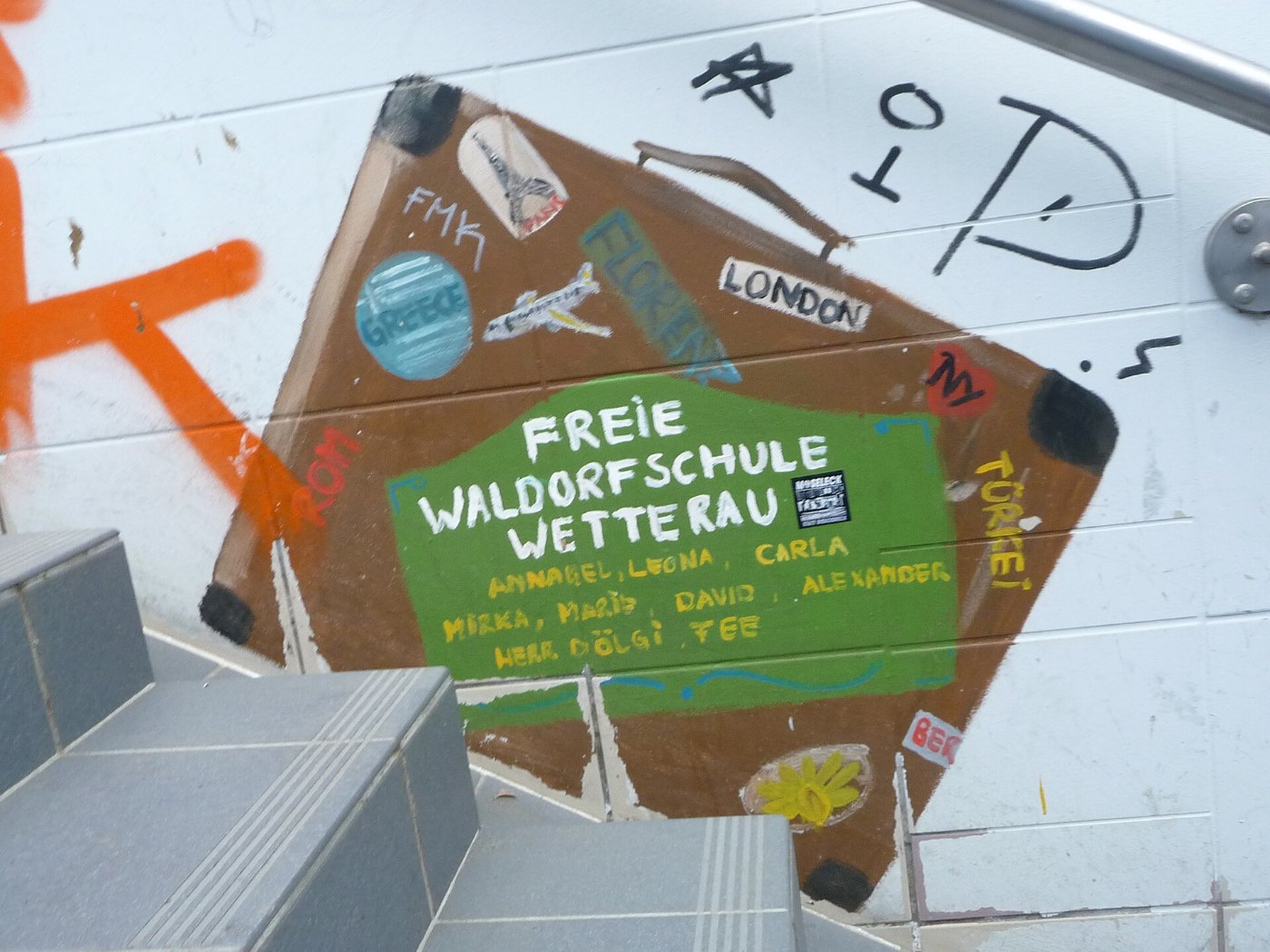 Graffito Bahnhof Bad Nauheim 13