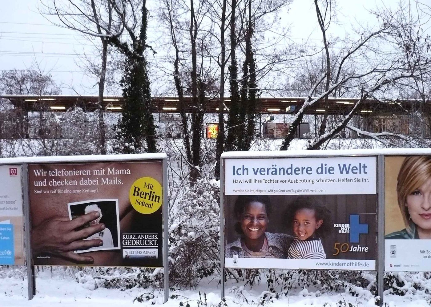 Nikolassee vom unteren zum oberen bahnsteig