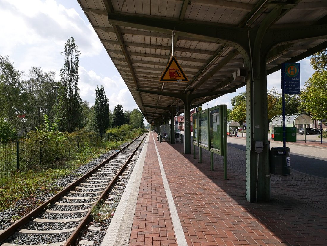 2019 08 20 Bahnhof Bocholt Richtung Dingden